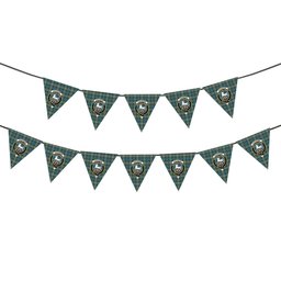ScotsTee Shop Scottish Cochrane Hunting Ancient Crest Tartan Triangle Flags Tartan Bunting, Pennants (12pcs)