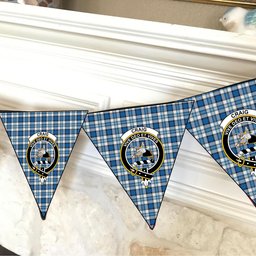 ScotsTee Shop Scottish Craig Paisley Ancient Crest Tartan Triangle Flags Tartan Bunting, Pennants (12pcs)
