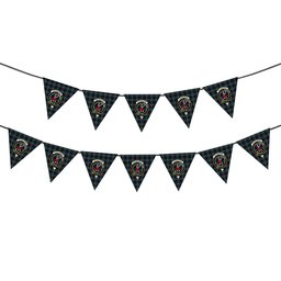 ScotsTee Shop Scottish Colquhoun Modern Clan Crest Tartan Triangle Flags Tartan Bunting, Pennants (12pcs)