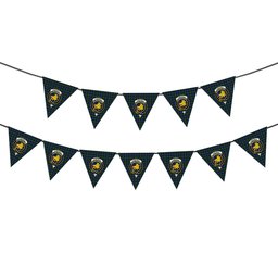 ScotsTee Shop Scottish Campbell of Loudoun Crest Tartan Triangle Flags Tartan Bunting, Pennants (12pcs)