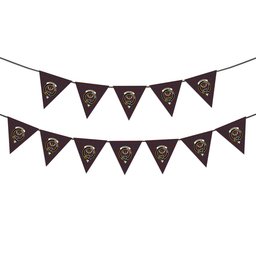 ScotsTee Shop Scottish Carnegie 3 Crest Tartan Triangle Flags Tartan Bunting, Pennants (12pcs)
