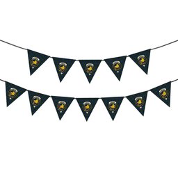 ScotsTee Shop Scottish Campbell Red Crest Tartan Triangle Flags Tartan Bunting, Pennants (12pcs)
