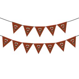 ScotsTee Shop Scottish Donald of Sleat Ancient Crest Tartan Triangle Flags Tartan Bunting, Pennants (12pcs)