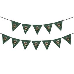 ScotsTee Shop Scottish Donald Lord of the Isles Hunting Modern Crest Tartan Triangle Flags Tartan Bunting, Pennants (12pcs)