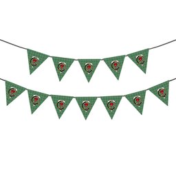 ScotsTee Shop Scottish Currie Modern Crest Tartan Triangle Flags Tartan Bunting, Pennants (12pcs)