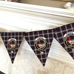 ScotsTee Shop Scottish Donald Dress Crest Tartan Triangle Flags Tartan Bunting, Pennants (12pcs)