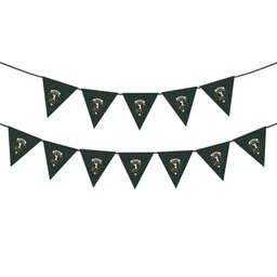 ScotsTee Shop Scottish Cathcart Crest Tartan Triangle Flags Tartan Bunting, Pennants (12pcs)