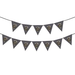 ScotsTee Shop Scottish Carnegie Check Ancient Crest Tartan Triangle Flags Tartan Bunting, Pennants (12pcs)