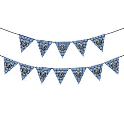 ScotsTee Shop Scottish Craig Paisley Modern Crest Tartan Triangle Flags Tartan Bunting, Pennants (12pcs)