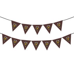 ScotsTee Shop Scottish Cumming Hunting Modern Crest Tartan Triangle Flags Tartan Bunting, Pennants (12pcs)