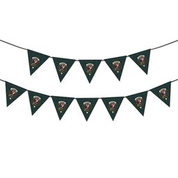 ScotsTee Shop Scottish Cockburn 2 Crest Tartan Triangle Flags Tartan Bunting, Pennants (12pcs)