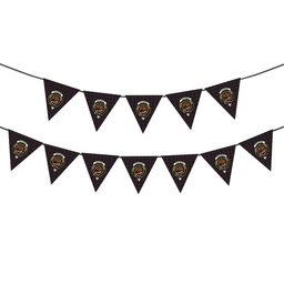 ScotsTee Shop Scottish Chalmers Crest Tartan Triangle Flags Tartan Bunting, Pennants (12pcs)
