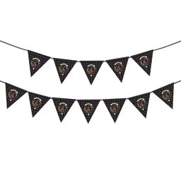 ScotsTee Shop Scottish Clelland SC Crest Tartan Triangle Flags Tartan Bunting, Pennants (12pcs)