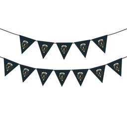 ScotsTee Shop Scottish Gunn Modern Clan Crest Tartan Triangle Flags Tartan Bunting, Pennants (12pcs)