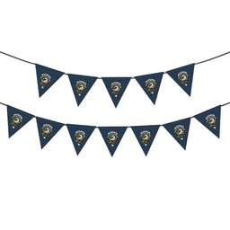 ScotsTee Shop Scottish Edmonstone Modern Crest Tartan Triangle Flags Tartan Bunting, Pennants (12pcs)
