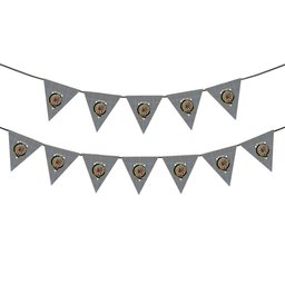 ScotsTee Shop Scottish Gladstone Modern Crest Tartan Triangle Flags Tartan Bunting, Pennants (12pcs)