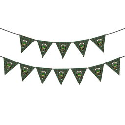 ScotsTee Shop Scottish Gayre Crest Tartan Triangle Flags Tartan Bunting, Pennants (12pcs)