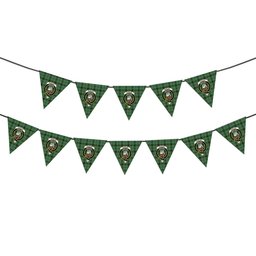 ScotsTee Shop Scottish Duncan of Sketraw Ancient Crest Tartan Triangle Flags Tartan Bunting, Pennants (12pcs)