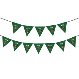 ScotsTee Shop Scottish Erskine Hunting Ancient Crest Tartan Triangle Flags Tartan Bunting, Pennants (12pcs)