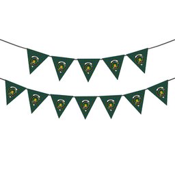 ScotsTee Shop Scottish Dundas Ancient Crest Tartan Triangle Flags Tartan Bunting, Pennants (12pcs)