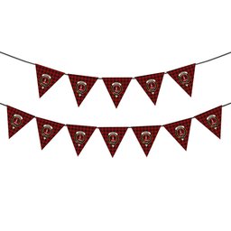 ScotsTee Shop Scottish Erskine MacGregor-Hastie Crest Tartan Triangle Flags Tartan Bunting, Pennants (12pcs)