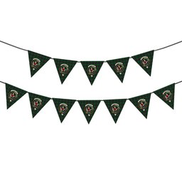 ScotsTee Shop Scottish Elphinstone Hunting Crest Tartan Triangle Flags Tartan Bunting, Pennants (12pcs)