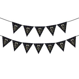 ScotsTee Shop Scottish Fletcher of Dunans Modern Crest Tartan Triangle Flags Tartan Bunting, Pennants (12pcs)