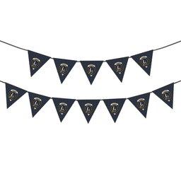 ScotsTee Shop Scottish Fletcher Modern Crest Tartan Triangle Flags Tartan Bunting, Pennants (12pcs)