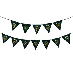 ScotsTee Shop Scottish Dundas Modern Crest Tartan Triangle Flags Tartan Bunting, Pennants (12pcs)