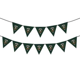 ScotsTee Shop Scottish Duncan Crest Tartan Triangle Flags Tartan Bunting, Pennants (12pcs)
