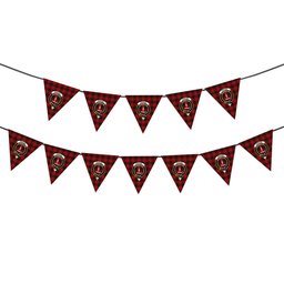 ScotsTee Shop Scottish Erskine Paton Crest Tartan Triangle Flags Tartan Bunting, Pennants (12pcs)