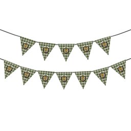ScotsTee Shop Scottish Hay Dress Ancient Crest Tartan Triangle Flags Tartan Bunting, Pennants (12pcs)