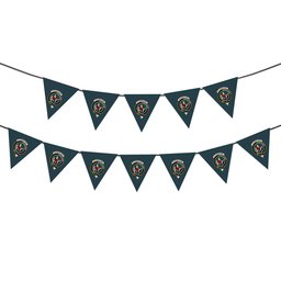 ScotsTee Shop Scottish Elphinstone Modern Crest Tartan Triangle Flags Tartan Bunting, Pennants (12pcs)