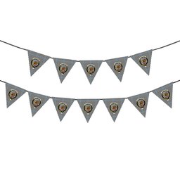 ScotsTee Shop Scottish Gladstanes Ancient Crest Tartan Triangle Flags Tartan Bunting, Pennants (12pcs)