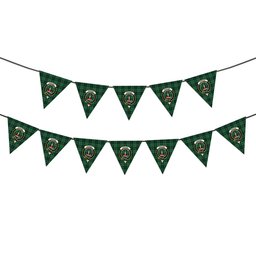 ScotsTee Shop Scottish Erskine Hunting Modern Crest Tartan Triangle Flags Tartan Bunting, Pennants (12pcs)