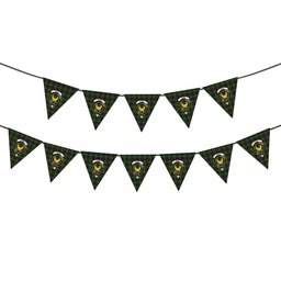 ScotsTee Shop Scottish Durie Crest Tartan Triangle Flags Tartan Bunting, Pennants (12pcs)