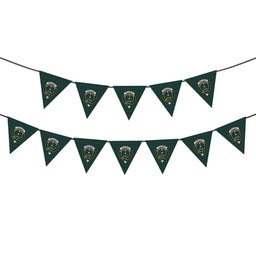 ScotsTee Shop Scottish Ferguson of Atholl Crest Tartan Triangle Flags Tartan Bunting, Pennants (12pcs)