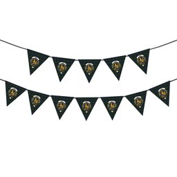 ScotsTee Shop Scottish Gow Hunting 2 Crest Tartan Triangle Flags Tartan Bunting, Pennants (12pcs)