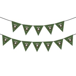 ScotsTee Shop Scottish Dunbar Hunting Ancient Crest Tartan Triangle Flags Tartan Bunting, Pennants (12pcs)