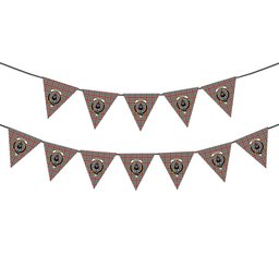 ScotsTee Shop Scottish Hannay Dress Ancient Crest Tartan Triangle Flags Tartan Bunting, Pennants (12pcs)