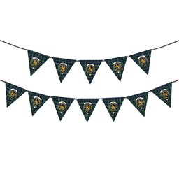 ScotsTee Shop Scottish Gow Hunting Modern Crest Tartan Triangle Flags Tartan Bunting, Pennants (12pcs)
