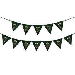 ScotsTee Shop Scottish Forbes 1842 Crest Tartan Triangle Flags Tartan Bunting, Pennants (12pcs)