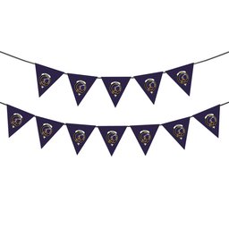 ScotsTee Shop Scottish Elliot Crest Tartan Triangle Flags Tartan Bunting, Pennants (12pcs)