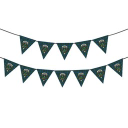 ScotsTee Shop Scottish Ferguson of Balquhidder Ancient Crest Tartan Triangle Flags Tartan Bunting, Pennants (12pcs)