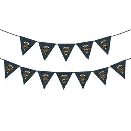ScotsTee Shop Scottish Graham of Montrose Modern Crest Tartan Triangle Flags Tartan Bunting, Pennants (12pcs)