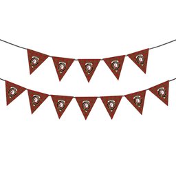 ScotsTee Shop Scottish Hepburn Modern Crest Tartan Triangle Flags Tartan Bunting, Pennants (12pcs)