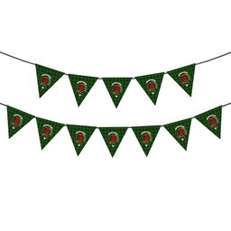 ScotsTee Shop Scottish Halkerston Crest Tartan Triangle Flags Tartan Bunting, Pennants (12pcs)