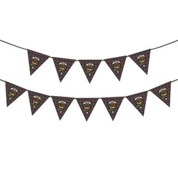 ScotsTee Shop Scottish Graham of Airth Ancient Crest Tartan Triangle Flags Tartan Bunting, Pennants (12pcs)