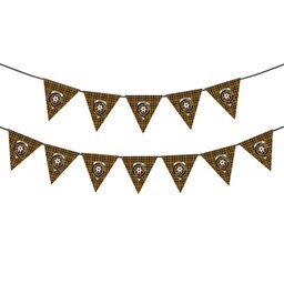 ScotsTee Shop Scottish Jardine Crest Tartan Triangle Flags Tartan Bunting, Pennants (12pcs)