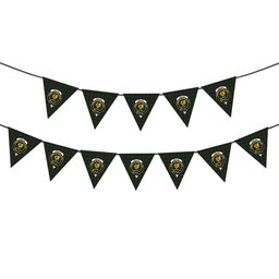 ScotsTee Shop Scottish Sinclair Hunting Crest Tartan Triangle Flags Tartan Bunting, Pennants (12pcs)